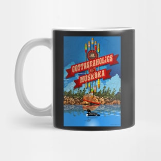 Cottageaholic of Muskoka Blue Mug